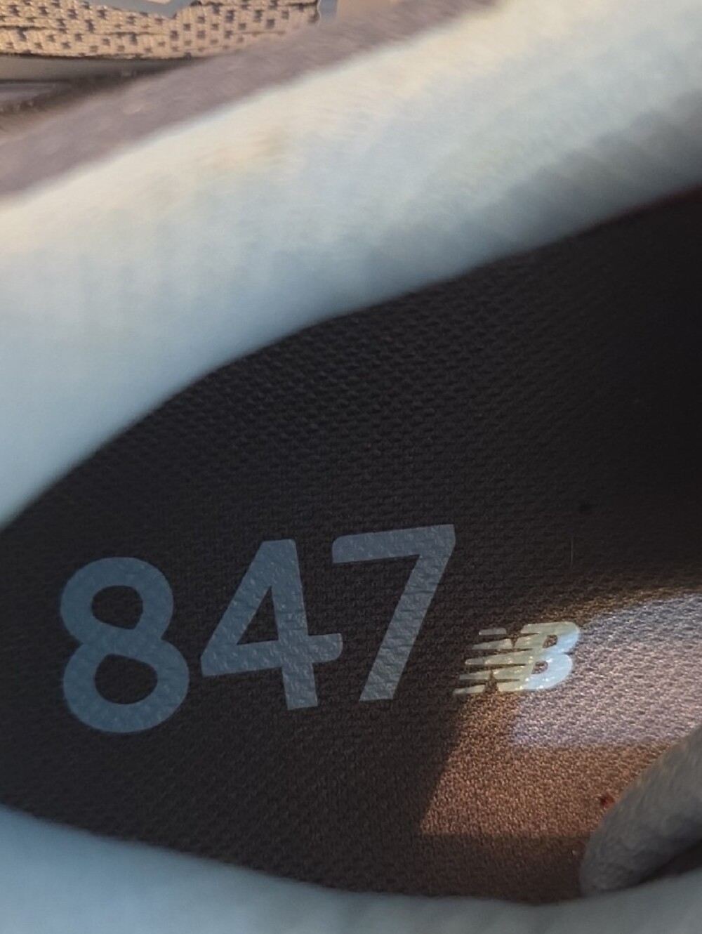 Womens New Balance Light Blue & Gray Athletic Sneakers - Picture 2 of 10